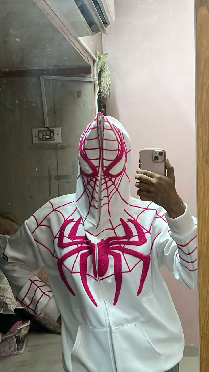 Spider-Man Pink Hoodie