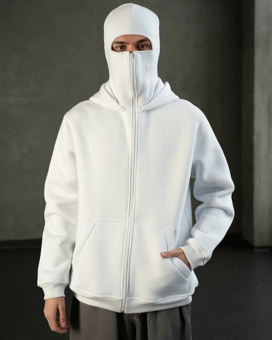 Shadow Ninja Zip Hoodie – Arctic Edition | Elite Attire