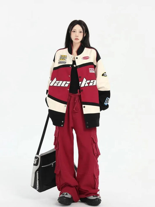 BlackAir  Racer Jacket-Red| Elite Attire