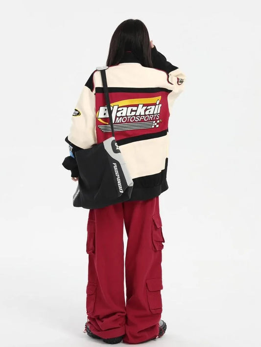 BlackAir  Racer Jacket-Red| Elite Attire